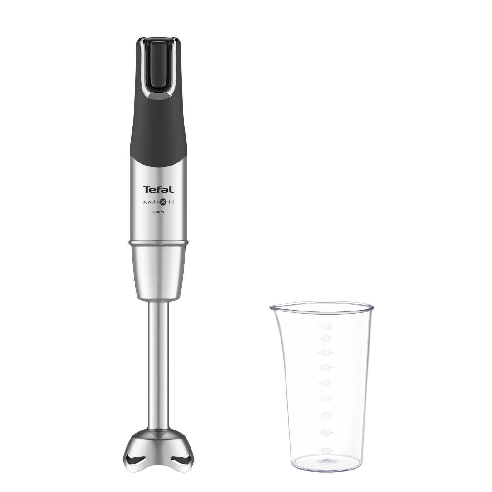 Tefal InfinyForce Pro HB95LD 5-in-1 Staafmixer - 1200W - Zwart/RVS
