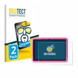 BROTECT - Screenprotector voor Blackview Tab A6 Kids - Folie Beschermfolie transparant 2 Stuks