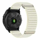 By Qubix Qubix Nylon Sport Loop bandje voor Garmin Fenix 9 / 9 Pro (43mm) - 20mm Quickfit - Sterrenlicht