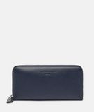 LIEBESKIND BERLIN Leren portemonnee Sally Audrey Zip Around Wallet Peacoat donkerblauw
