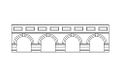 Hornby R7388 Murs bas x2 (brique rouge). Accessoires ferroviaires OO