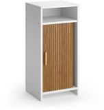 Vicco Halfhoge kast Norea, Eiken/Wit, 34 x 72.5 cm