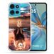Cokitec Motorola G75 5G Animal Lion Reflet Versterkte hoes