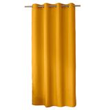 Enjoy Home - Paire de rideaux droite – polyester – 140 x 240 cm – moutarde – collection Basic