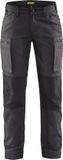 Blåkläder Service Werkbroek Dames stretch 7159-1146 - Vrouwen - Donkergrijs/Zwart - 40