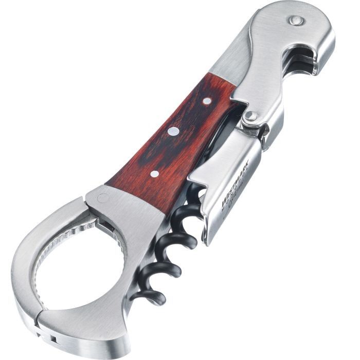 Westmark Agilo Basic Corkscrew - Black, Brown, Stainless steel