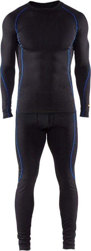 Blaklader Technische Onderkledingset LIGHT - Zwart/Korenblauw - L