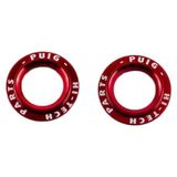 Puig aluminium ringen set 20025R voor bescherming van vork/kantelbaar PHB19