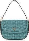 GUESS Murielle Flap Shoulder Bag Teal Turquoise