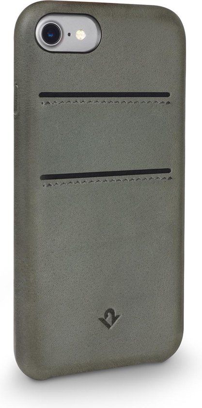 Twelve South RelaxedLeather iPhone 7/8 Hoes Grijs Leer