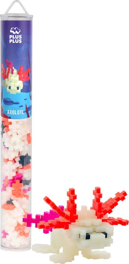 Plus-Plus Tube Axolotl 100-delige Bouwset