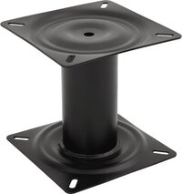 vidaXL Bootstoelpoot - 18 cm - staal - zwart