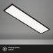 BRILONER Simple LED Plafondlamp - 22W - 2200Lm - 4000K - 100cm - Zwart