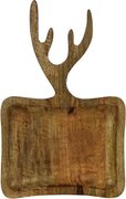 Mars & More Mars&More - Schaal - Gewei Uil - Mango Hout - 28x2x45cm