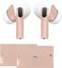kwmobile discrete oordopjes-stickers voor Apple Airpods Pro 3 Huidkleurige vinylstickers voor in-ear oordopjes - Tone57