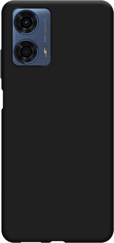 Just in Case Soft Design Back Cover for Moto G04/G24/G24 Power - Black