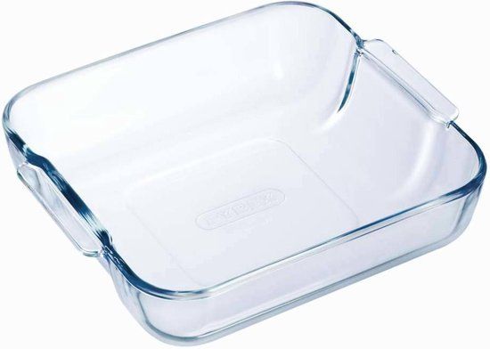 Pyrex Essentials Ovenschaal - 2 l - Rechthoekig - Transparant