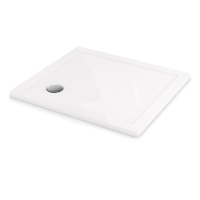 Maxaro Douchebak 100x90cm Rechthoek Acryl Hoogglans Wit