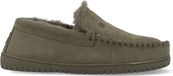 Warmbat Grizzly Suede Pantoufles Homme - Vert