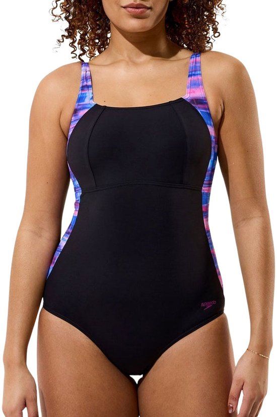 Speedo Lunalustre Printed Shaping Badpak Dames