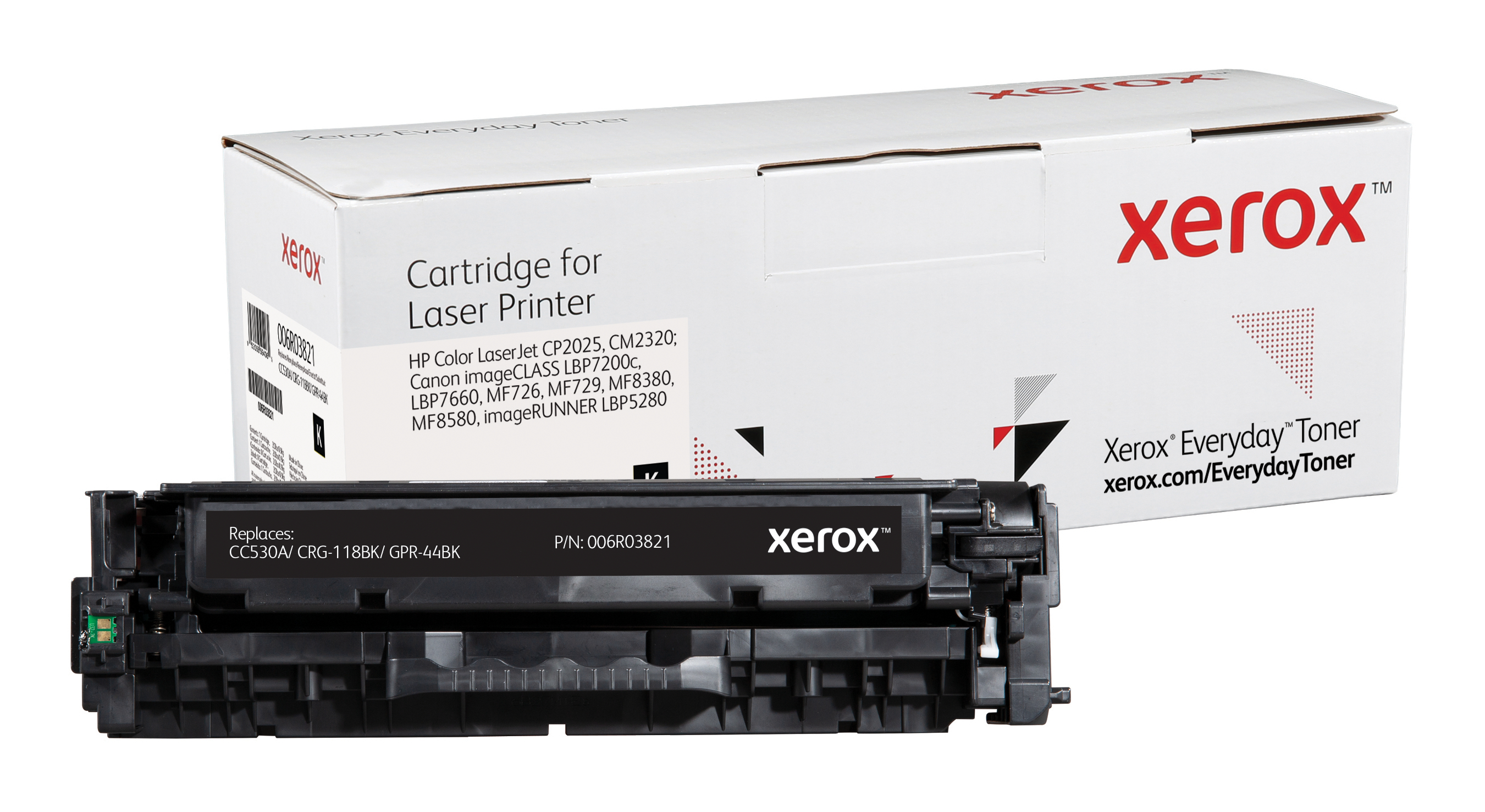 Xerox Everyday Zwart Toner vervangt de HP 304A (CC530A/ CRG-118BK/ GPR-44BK)