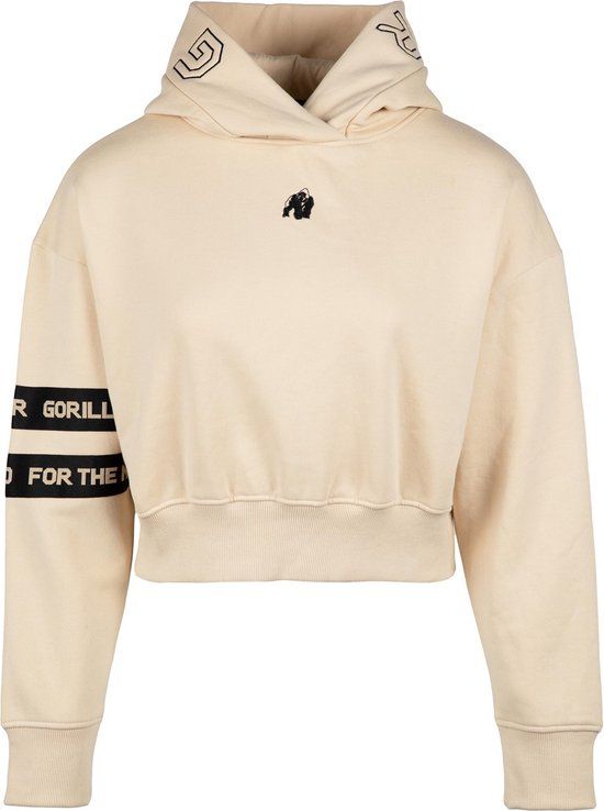 Gorilla Wear Tracey Cropped Hoodie - Beige - L