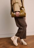No Stress Dames Chelsea Boots Beige Leer Maat 41