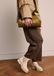 No Stress Dames Chelsea Boots Beige Leer Maat 41