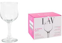 Lav Set Van 6 Wijnglazen Nevakar 200ml Transparant