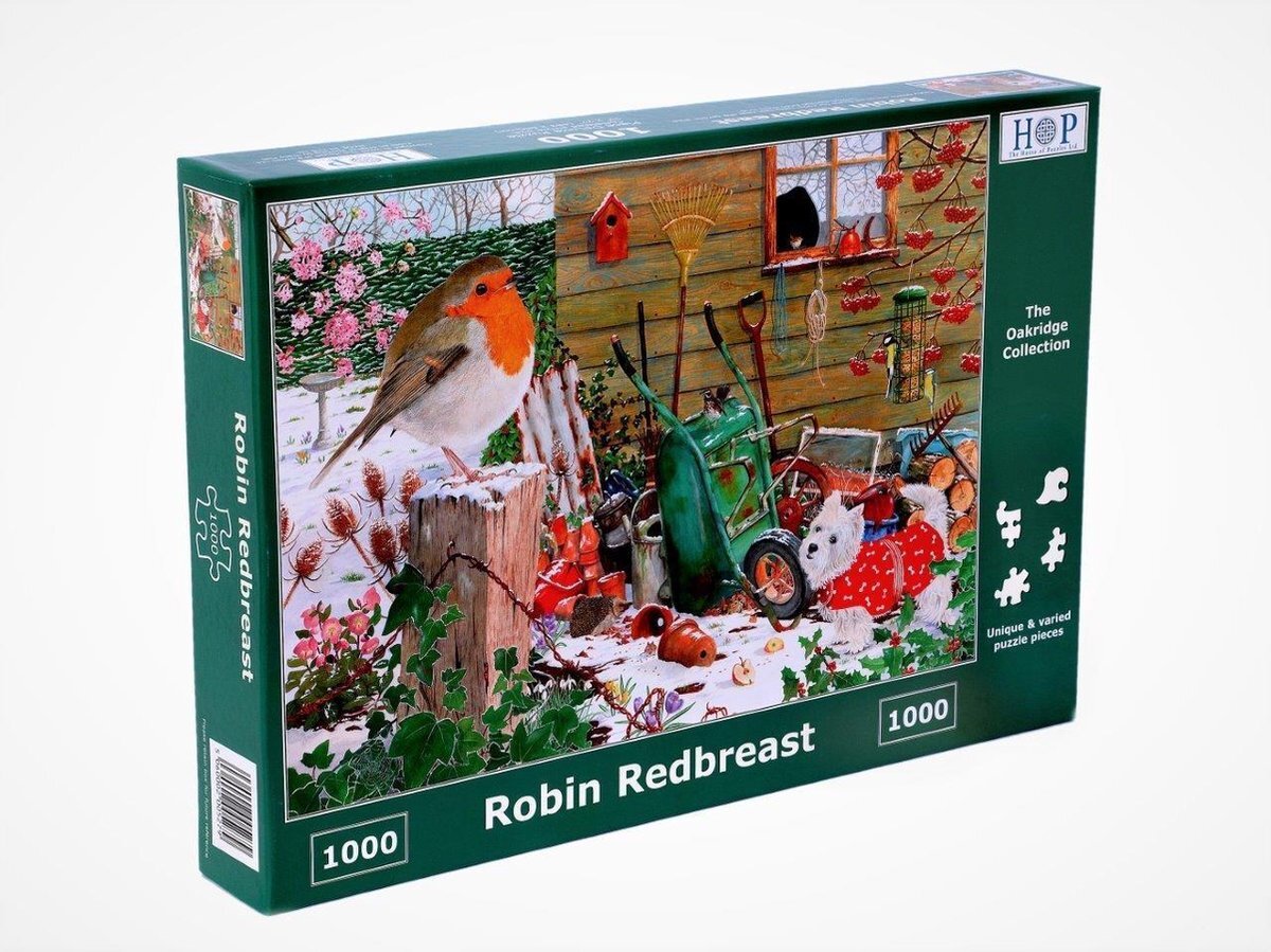 House Of Puzzles Robin Redbreast Puzzel 1000 Stukjes