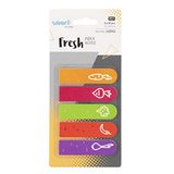 Smart Fresh Kleefstrip, pagemarker, index, markeerstrip, PET-folie, 12 x 45 mm, 5 x 25 stuks