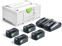 Festool SYS 18V 4x5,0/TCL 6 DUO Energie-set 18V in Systainer - 577709