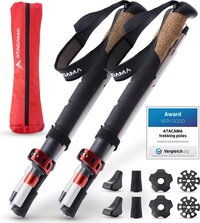 Atacama Wandelstokken Trekkingstokken Opvouwbaar Carbon - Telescopische Wandelstokken Licht - Nordic Walking Stokken - 2 Stuks
