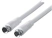 Schwaiger KVC15 532 câble coaxial 1,5 m F Blanc
