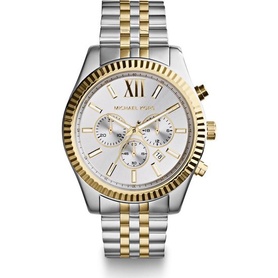 Michael Kors Lexington MK 8344 Horloge Goudkleurig Ã 45 mm