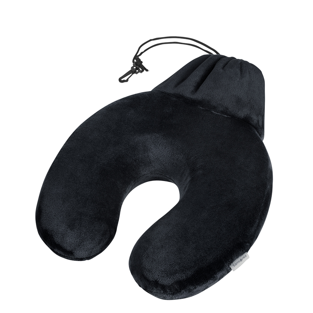 Samsonite Accessoires Memory Foam Pillow + Pouch black Zwart