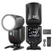 NEEWER Z2-N Flash Speedlite TTL ronde kop 2,4G compatibel met Nikon, Flash Speedlight HSS 1/8000s nieuwe gebruikersinterface, 2 driverlampen, TCM TTL/M, 600 flitsen