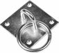 Benson Oogplaat - 8 cm - met ring - 5 cm - staal verzinkt - Aanlegringen / kettingringen