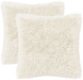 vidaXL - Kussensloop - 2 stuks - HEERLEN - Wit - 30 x 30 cm - Katoensatijn