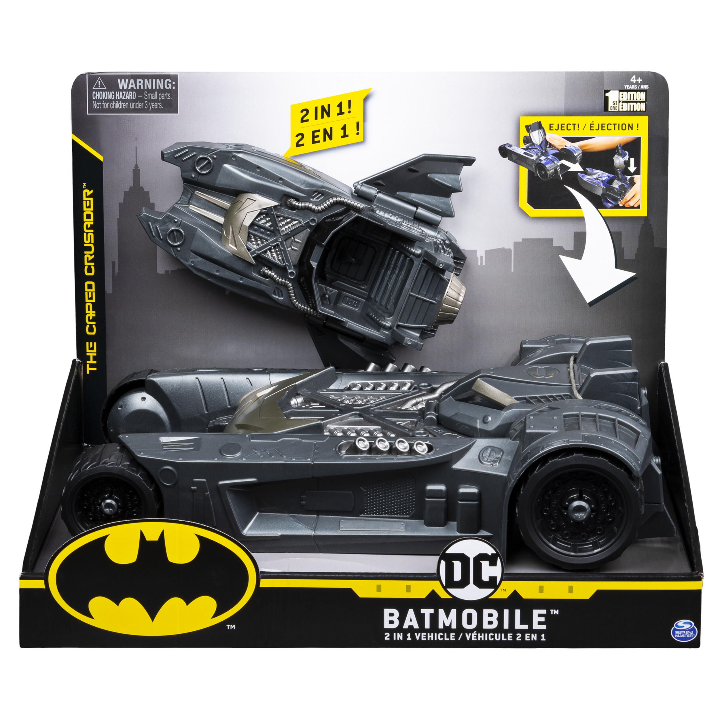 Dc Comics Batman - Batmobile en Batboat 2-in-1 - Transformerend voertuig