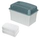 WENKO Absorbeur d'humidité 2 x 1kg, Déshumidificateur d'ambiance avec 1 x Recharge