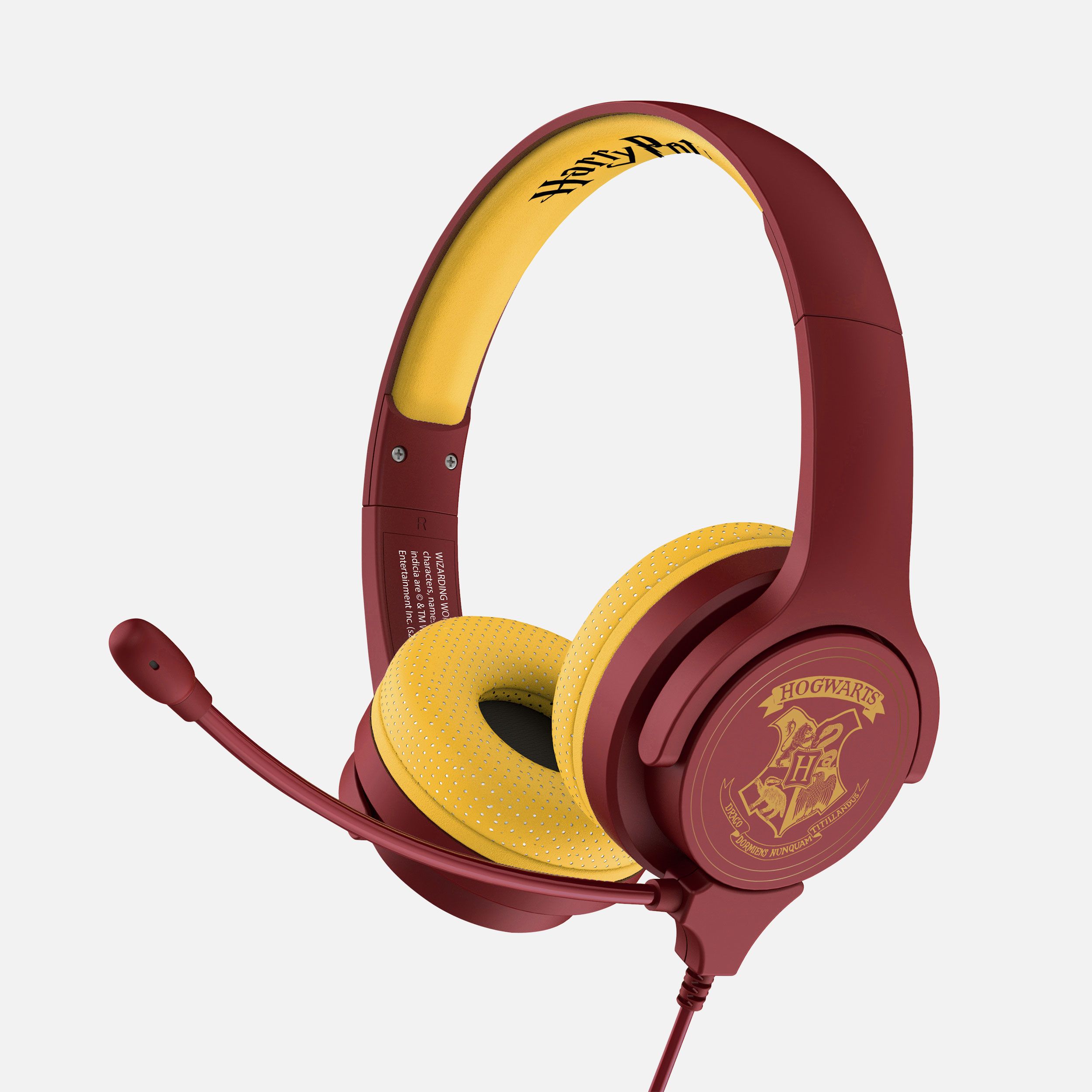 OTL Technologies Harry Potter Hogwarts Crest Headset - Bedraad - Gaming - Bordeaux rood/Geel