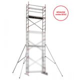 Hailo Réhausse échafaudage roulant pour escalier avec montage rapide 7m Fast & Lock 7