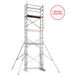 Hailo Réhausse échafaudage roulant pour escalier avec montage rapide 7m Fast & Lock 7