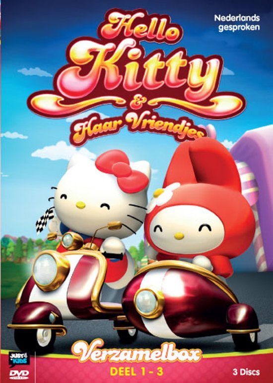 3 Dvd Stackpack Hello Kitty Box 1 - Deel 1 t/m 3 dvd