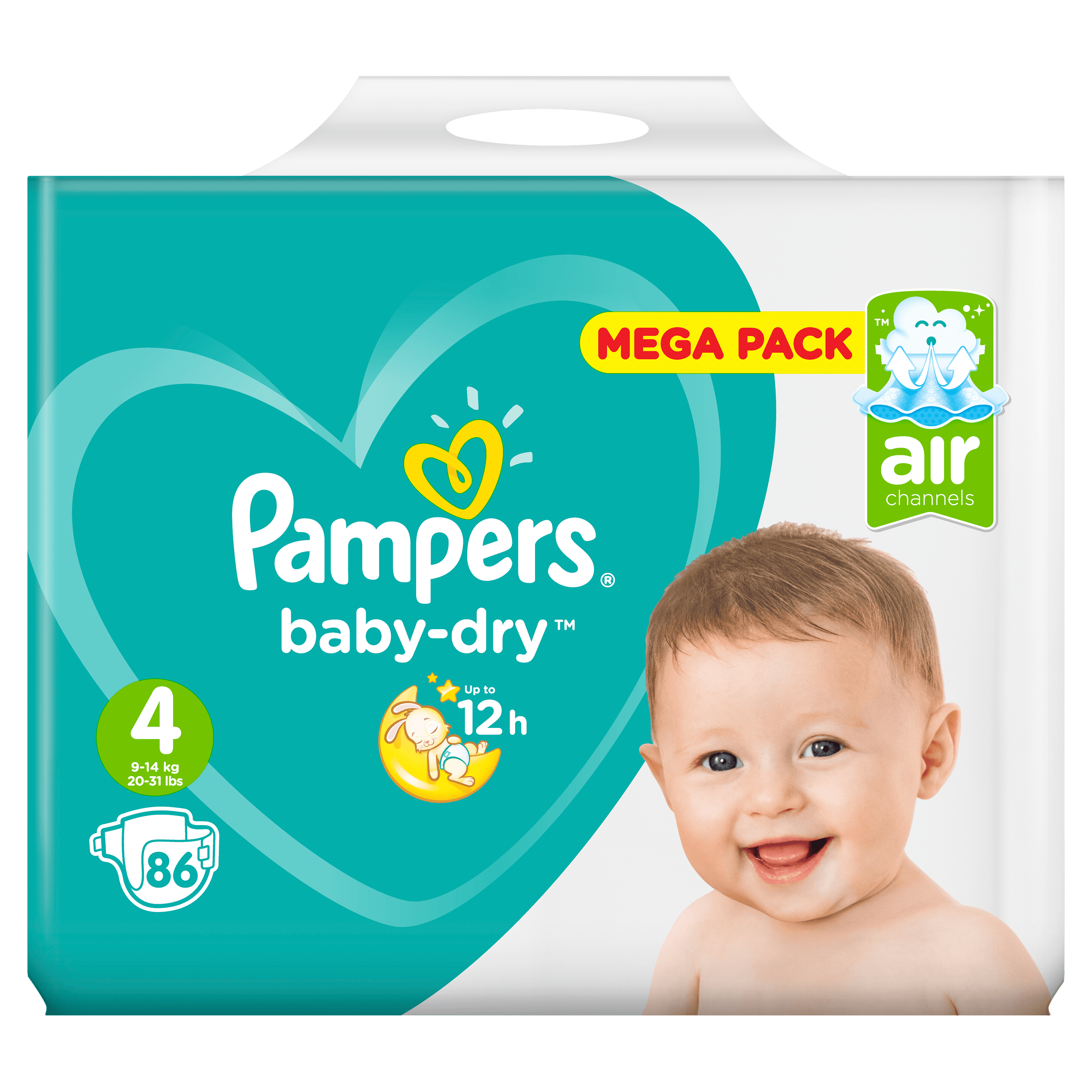 Pampers Active Baby-Dry Maat 4 - 86 Luiers