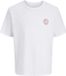 JACK&JONES JJALLIANCE TEE SS CREW NECK LN Heren T-shirts L Katoen Effen Casual Loose Fit Ronde Hals Korte Mouw Wit