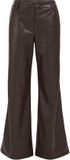 WE Fashion Dames wide leg broek van imitatieleer