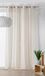 Linder gordijn, 100% polyester, beige, 155 x 260 cm