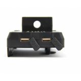 Brazoline Support chargeur téléphone avec 2 usb BMW / honda universel